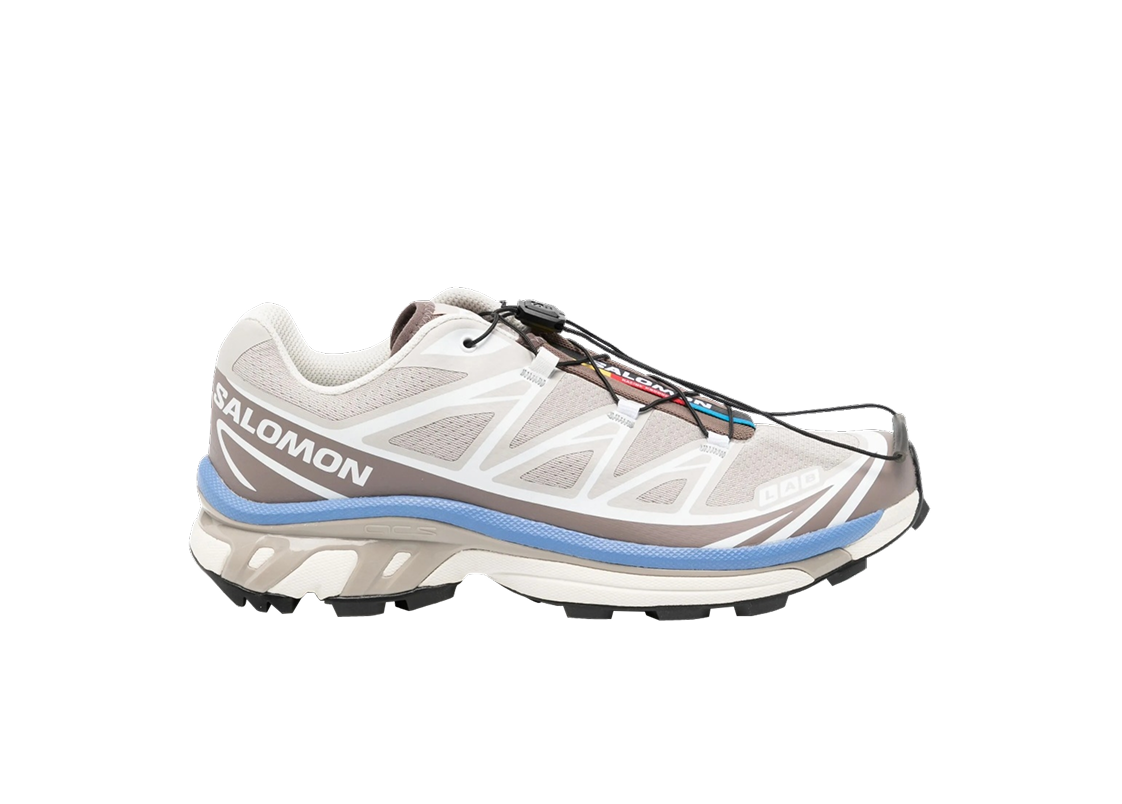 Серебристые низкие кроссовки XT-6