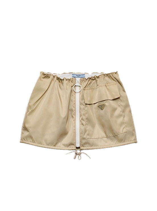 Мини-юбка Prada Re-Nylon