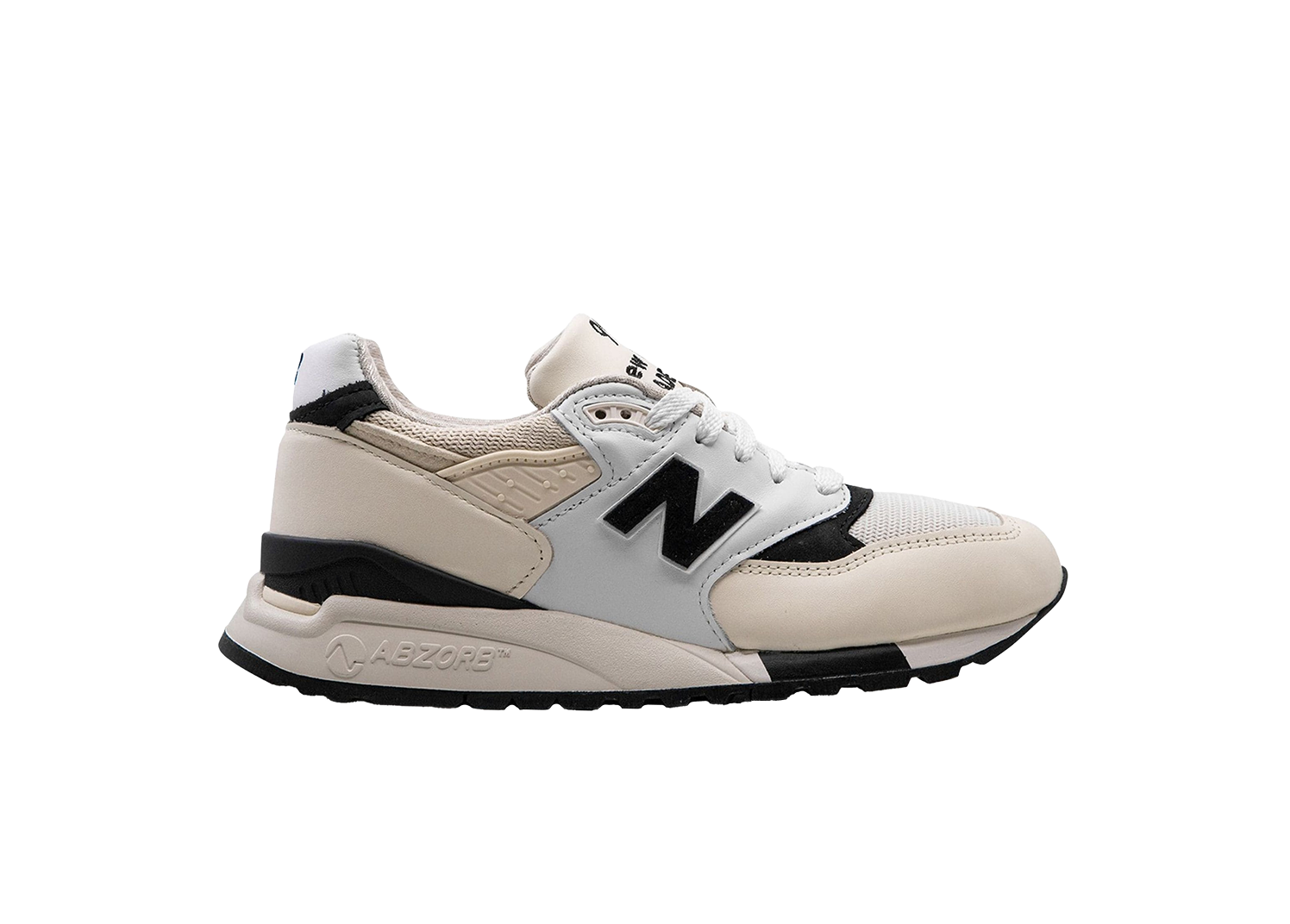 Кроссовки "Белый/Черный" сделанные в США 998